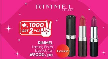 Promo Harga Rimmel Lasting Finish Matte Lipstick 2 gr - Guardian