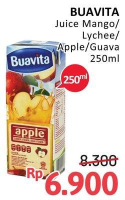 Promo Harga BUAVITA Fresh Juice Mango, Lychee, Apple, Guava 250 ml - Alfamidi