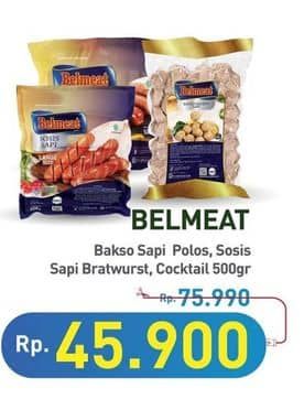 Belmeat Belmeat Bakso/Sapi  Diskon 39%, Harga Promo Rp45.900, Harga Normal Rp75.990