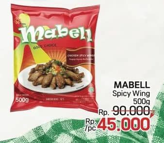 Promo Harga Mabell Spicy Wing 500 gr - LotteMart