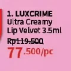 Promo Harga Luxcrime Ultra Creamy Lip Velvet  - Guardian