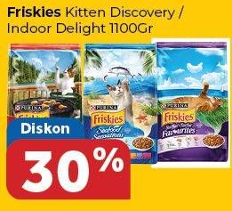 Promo Harga FRISKIES Cat Treats Kitten Discovery, Indoor Delight 1100 gr - Carrefour