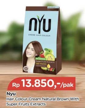 Promo Harga NYU Hair Color Nature Natural Brown 30 ml - TIP TOP