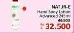 Promo Harga NATUR-E Hand Body Lotion Daily Nourishing Advanced 245 ml - Alfamidi
