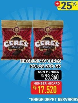 Promo Harga Ceres Hagelslag Rice Choco Classic 200 gr - Hypermart