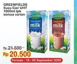 Promo Harga GREENFIELDS UHT All Variants 1000 ml - Indomaret