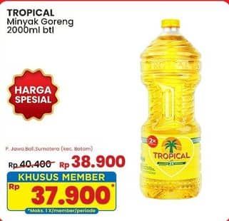 Promo Harga Tropical Minyak Goreng 2000 ml - Indomaret