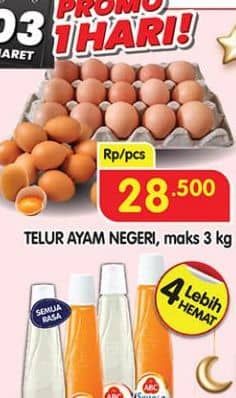 Promo Harga Telur Ayam Negeri Negeri  - Superindo