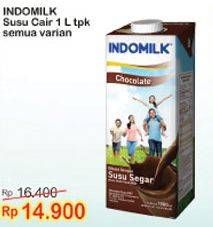 Promo Harga Indomilk Susu UHT Cokelat 1000 ml - Indomaret