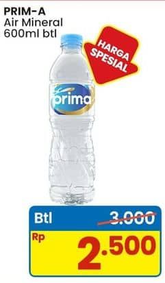 Promo Harga Prima Air Mineral 600 ml - Indomaret