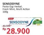 Promo Harga Sensodyne Pasta Gigi Fresh Mint, Multi Action, Herbal 100 gr - Alfamidi