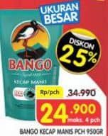 Promo Harga Bango Kecap Manis 950 gr - Superindo