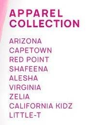 Promo Harga Arizona/Capetown/Red Point/Shafeena/Alesha/Virginia/Zelia/California Kids/Little-T Apparel Collection  - Carrefour