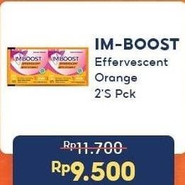 Promo Harga IMBOOST Effervescent with Vitamin C Orange 2 pcs - Indomaret