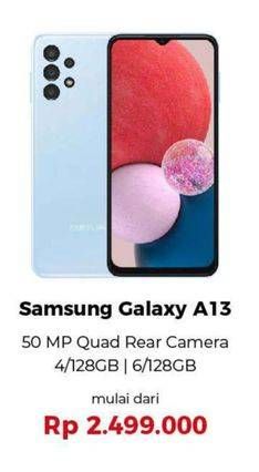 Promo Harga Samsung Galaxy A13 4GB + 128GB, 6GB + 128GB  - Erafone