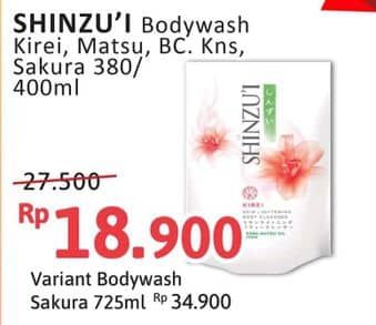 Promo Harga Shinzui Body Cleanser Kirei, Matsu, Kensho, Sakura 380 ml - Alfamidi