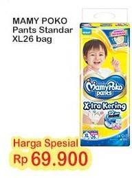 Promo Harga Mamy Poko Pants Xtra Kering XL26 26 pcs - Indomaret