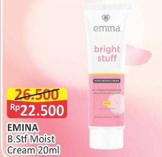 Promo Harga EMINA Bright Stuff Moisturizing Cream 20 ml - Alfamart