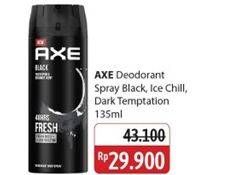 Promo Harga AXE Deo Spray Dark Temptation, Ice Chill, Black 135 ml - Alfamidi