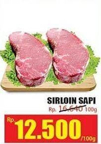 Promo Harga Daging Has Luar (Daging Sirloin) per 100 gr - Hari Hari