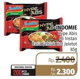 Promo Harga INDOMIE Hype Abis Seblak Hot Jeletot 85 gr - Lotte Grosir