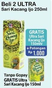 Promo Harga ULTRA Sari Kacang Ijo 150 ml - Alfamart