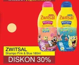 Promo Harga ZWITSAL Kids Shampoo Pink, Blue 180 ml - Yogya