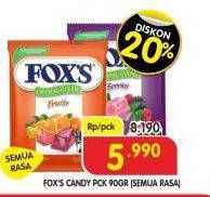 Promo Harga FOXS Crystal Candy All Variants 90 gr - Superindo