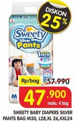 Promo Harga Sweety Silver Pants M30, L28, XL26, XXL24  - Superindo