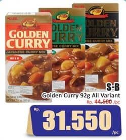 Promo Harga S&B Golden Curry All Variants 92 gr - Hari Hari