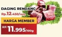 Promo Harga Daging Rendang Sapi per 100 gr - Yogya