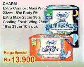 Promo Harga Extra Comfort Maxi 23cm 18s/ Cooling Fresh 23cm 16s/ Body Fit Extra Maxi 30s  - Indomaret