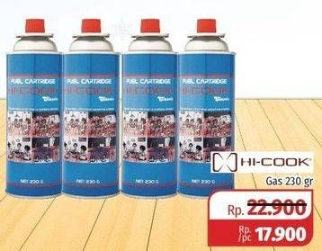 Promo Harga HICOOK Tabung Gas (Gas Cartridge) 230 gr - Lotte Grosir