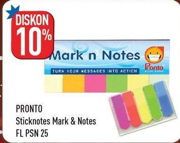 Promo Harga PRONTO Sticknote FL PSN25  - Hypermart