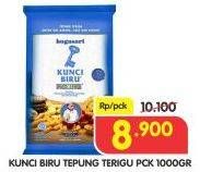 Promo Harga Bogasari Tepung Terigu Kunci Biru 1000 gr - Superindo