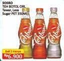 Promo Harga Sosro Teh Botol Original, Tawar, Less Sugar 350 ml - Alfamidi