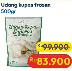 Promo Harga Udang Kupas Frozen 500 gr - Hypermart