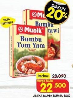 Promo Harga Munik Bumbu  - Superindo