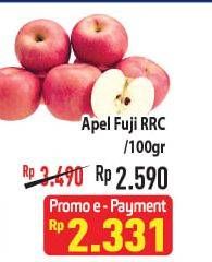 Promo Harga Apel Fuji RRC per 100 gr - Hypermart