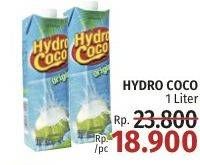 Promo Harga Hydro Coco Minuman Kelapa Original 1000 ml - LotteMart