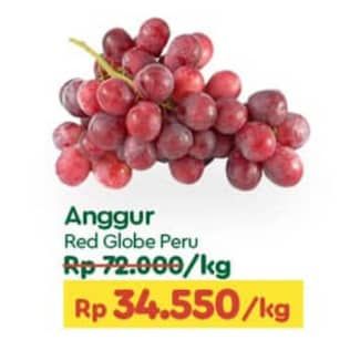 Promo Harga Anggur Red Globe Peru  - TIP TOP