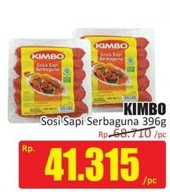 Promo Harga KIMBO Sosis Sapi Serbaguna 12 pcs - Hari Hari