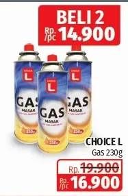 Promo Harga Choice L Gas Masak 230 gr - Lotte Grosir