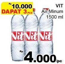 Promo Harga VIT Air Mineral 1500 ml - Giant