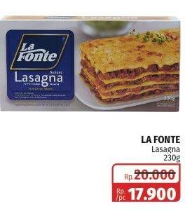 Promo Harga LA FONTE Lasagna 230 gr - Lotte Grosir