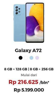 Promo Harga SAMSUNG Galaxy A72  - Erafone