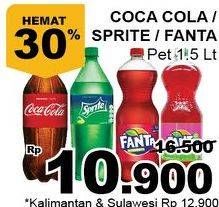 Promo Harga COCA COLA Minuman Soda 1500 ml - Giant