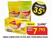 Promo Harga EMINA Cheese Stick All Variants 170 gr - Superindo