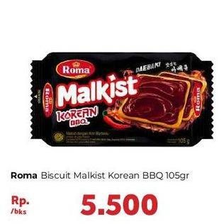 Promo Harga ROMA Malkist Korean BBQ 105 gr - Carrefour