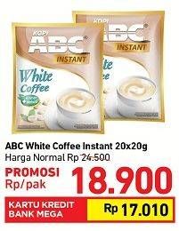 Promo Harga ABC Kopi per 20 sachet 20 gr - Carrefour